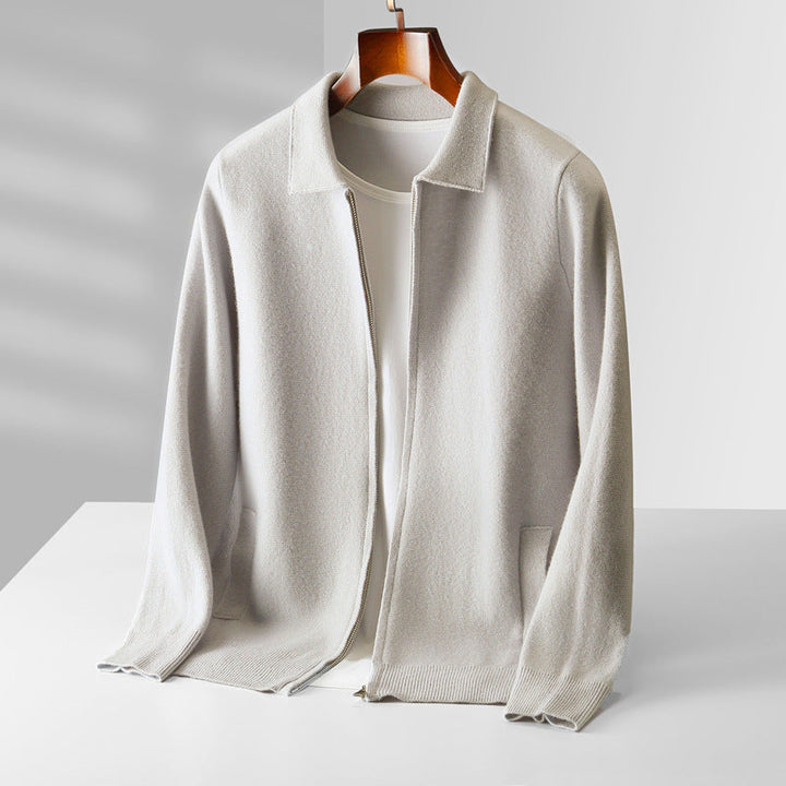 Keelon – Eleganter Woll Pullover Mit Reißverschluss