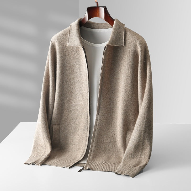 Keelon – Eleganter Woll Pullover Mit Reißverschluss