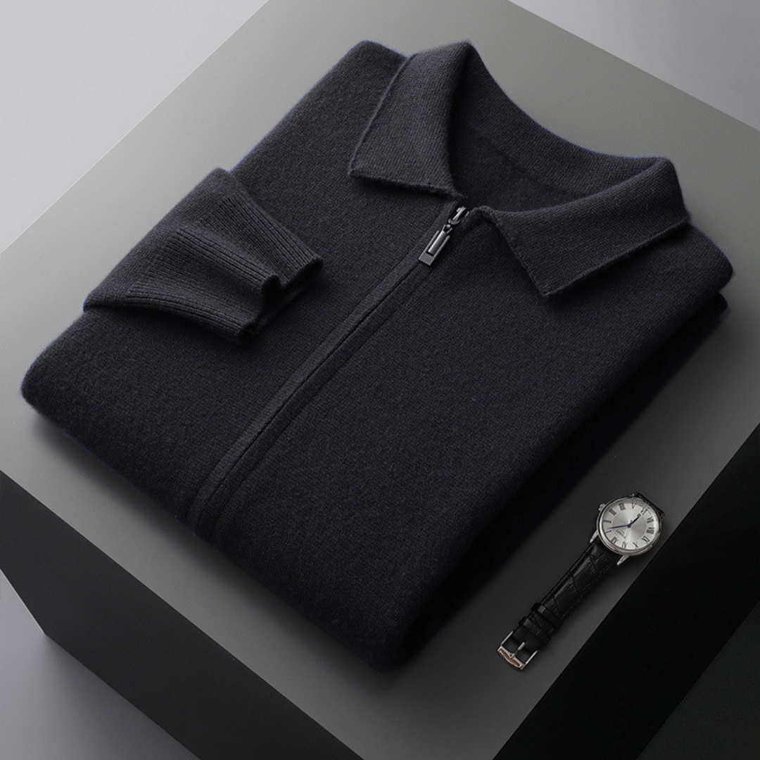 Keelon – Eleganter Woll Pullover Mit Reißverschluss