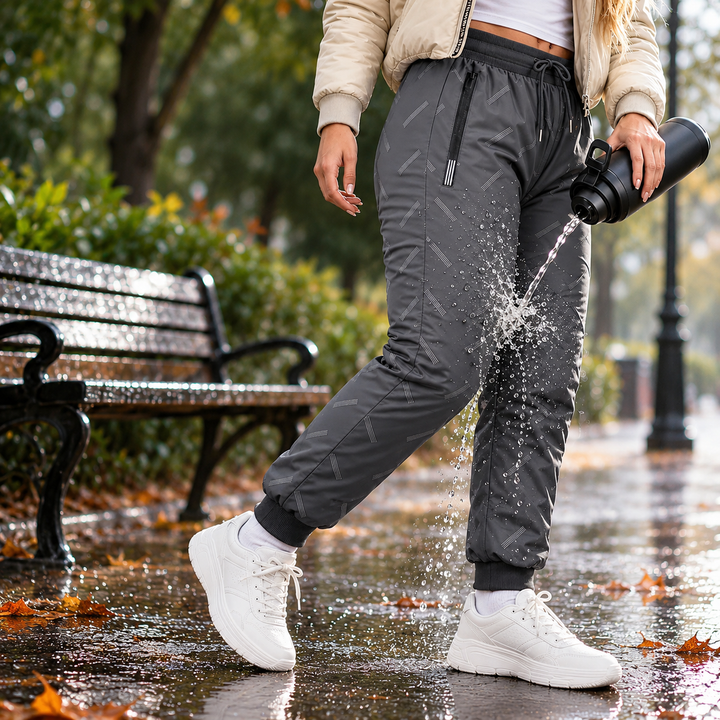 Kervina – Sportliche Hose in Lockerer Passform Mit Sherpa-Futter