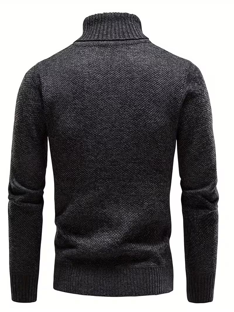 Wessam – Eleganter Strick Pullover Mit Rollkragen