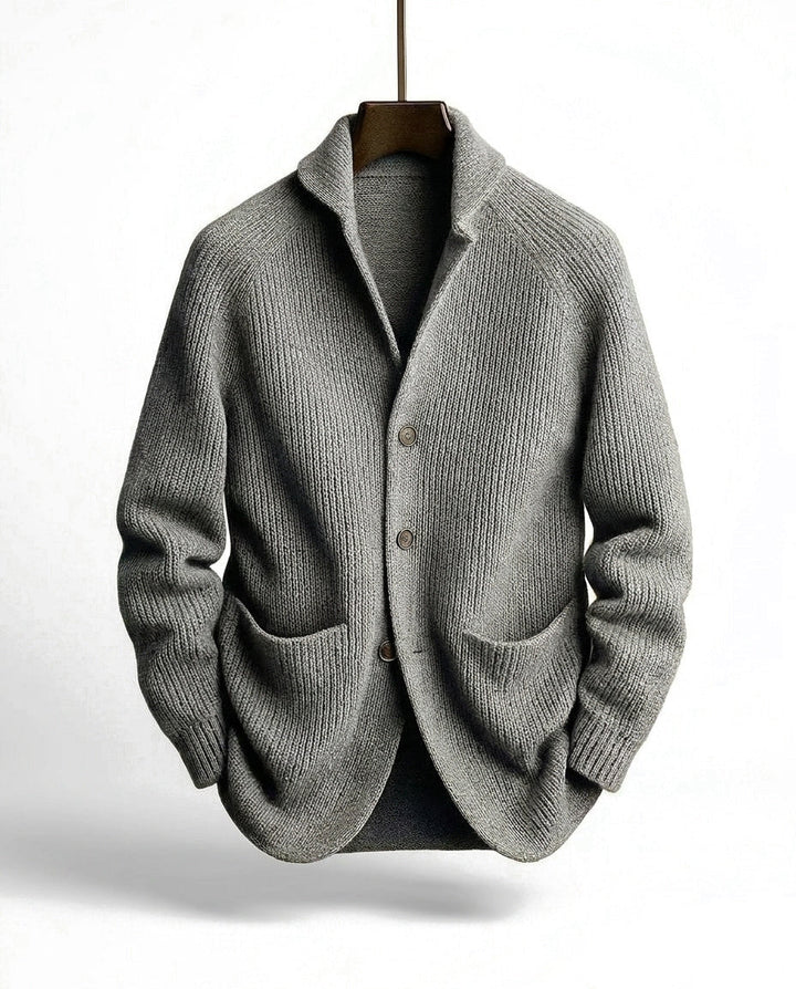 Jirri – Strickjacke Mit Schalkragen Und Knopfleiste