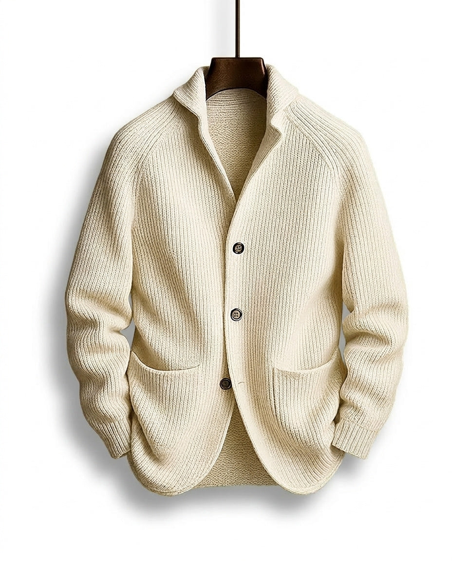 Jirri – Strickjacke Mit Schalkragen Und Knopfleiste