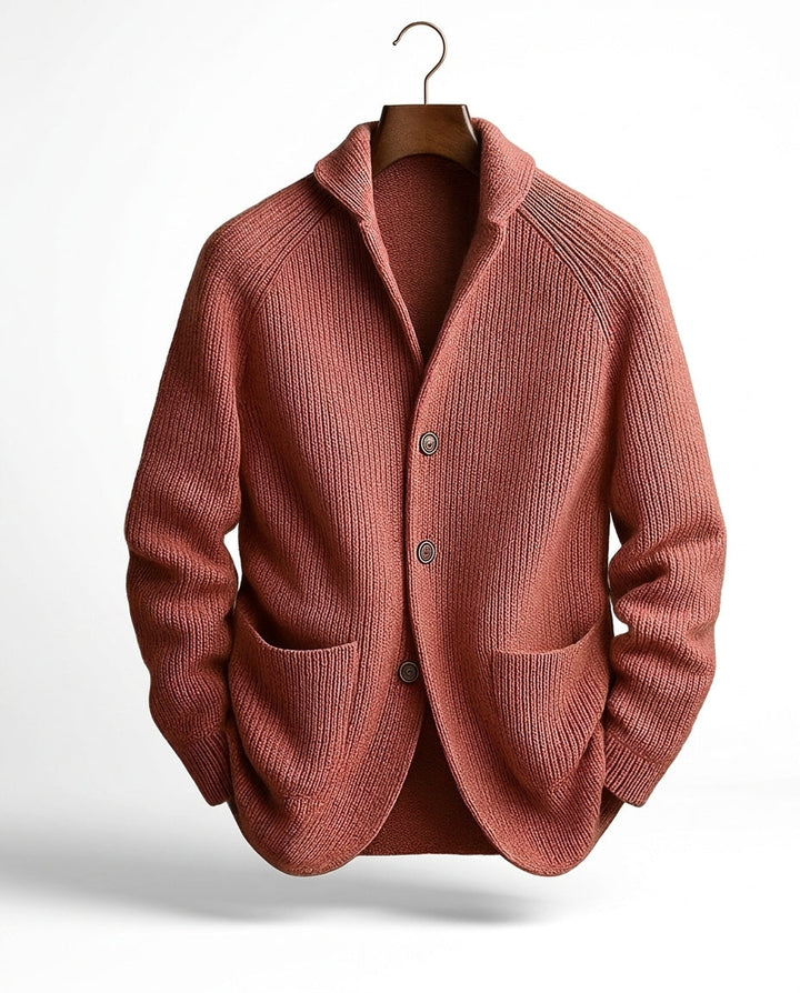 Jirri – Strickjacke Mit Schalkragen Und Knopfleiste