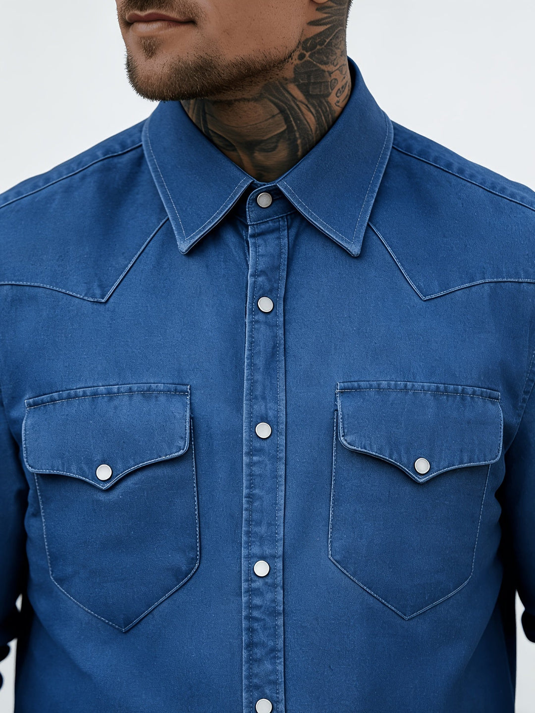 Zeynal - Lässiges Jeans Hemd