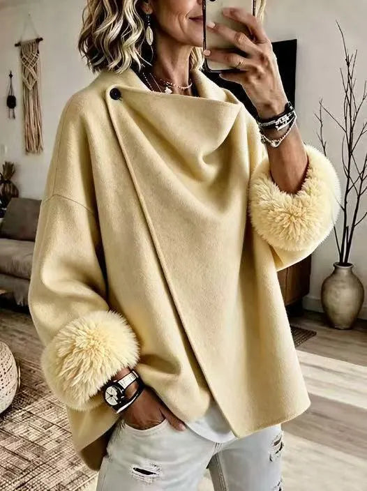 Maddia - Elegante Kunstfelljacke