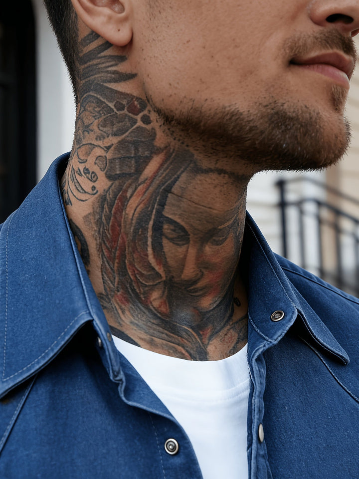 Zeynal - Lässiges Jeans Hemd