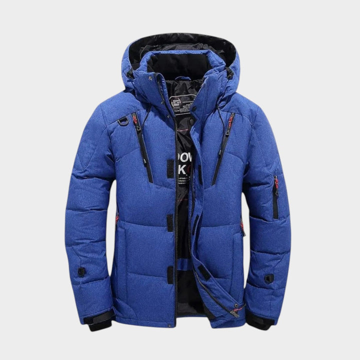 Alaxis – Daunenjacke mit Kapuze und Reißverschlusstaschen