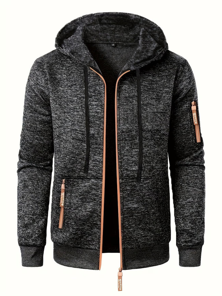 Ewen – Langarm Hoodie Mit Reißverschluss