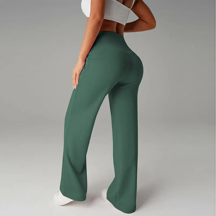 Alimatou - Gerade Sitzende Hose Mit Weitem Bein