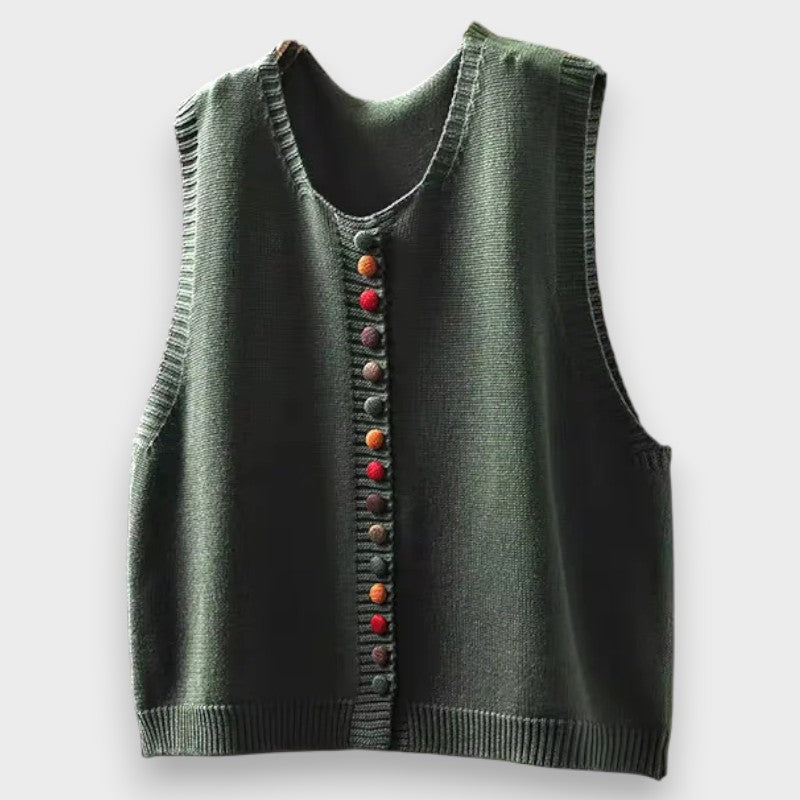 Tonjia – Ärmellose Strickweste