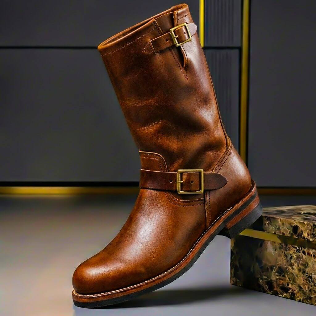 Quade – Stiefeletten Aus Vintage-Leder