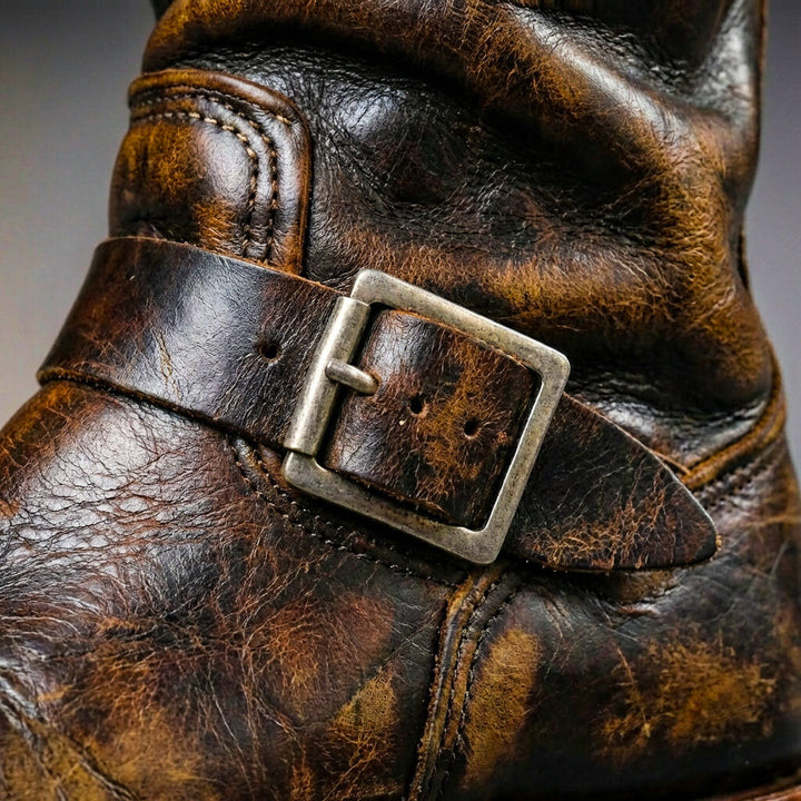Quade – Stiefeletten Aus Vintage-Leder