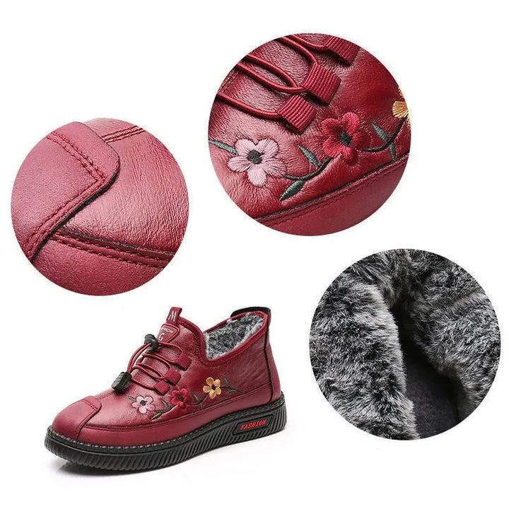 Yolina – Schnürschuhe Aus Leder