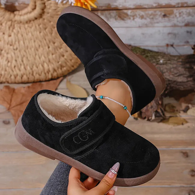 Rokia – Schuhe Aus Kunstfell Mit Verstellbarem Riemen