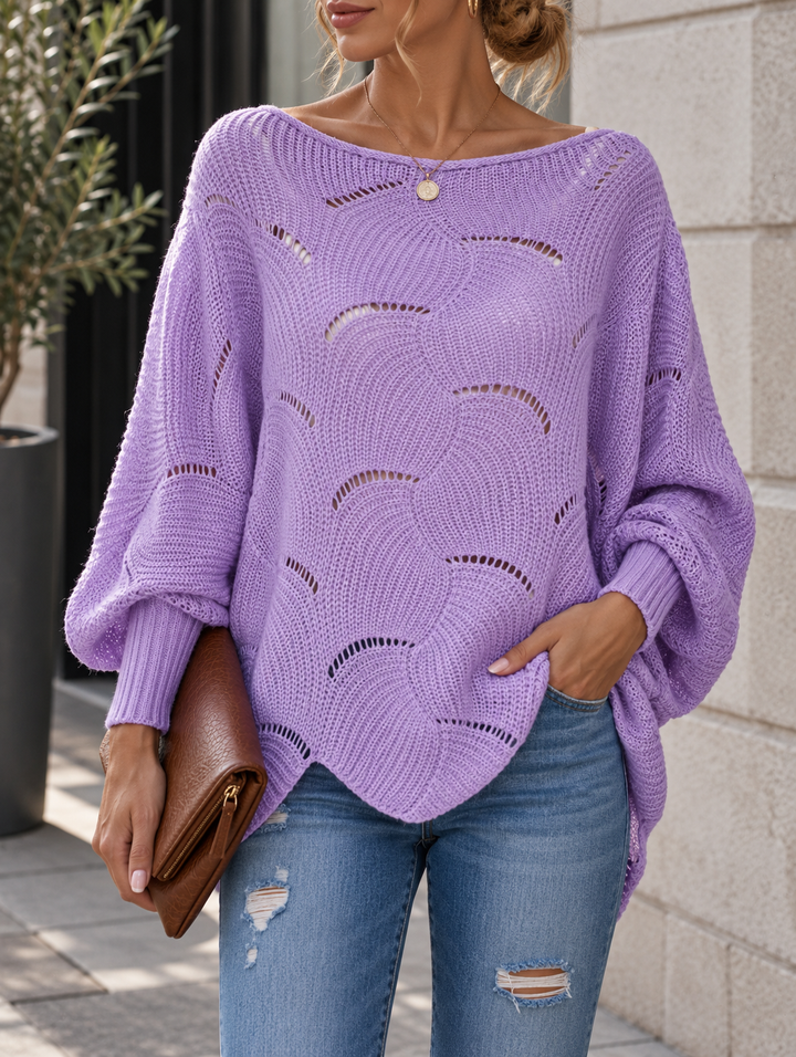 Zeyna – Langärmeliger Strickpullover