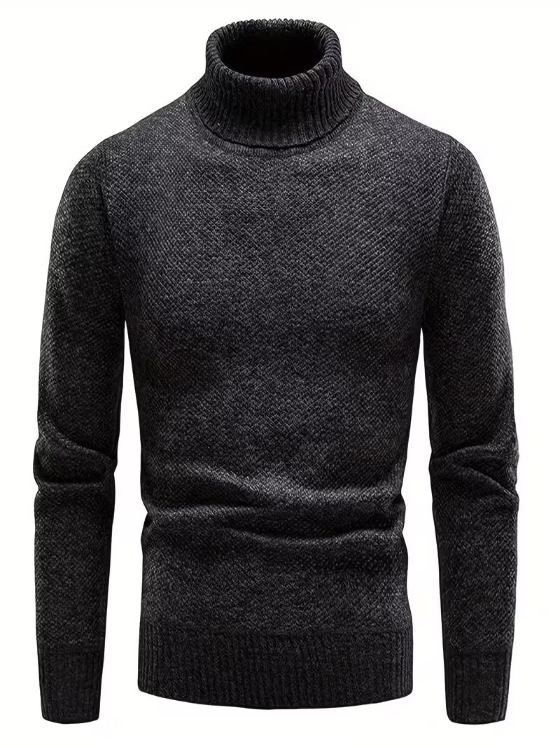 Wessam – Eleganter Strick Pullover Mit Rollkragen