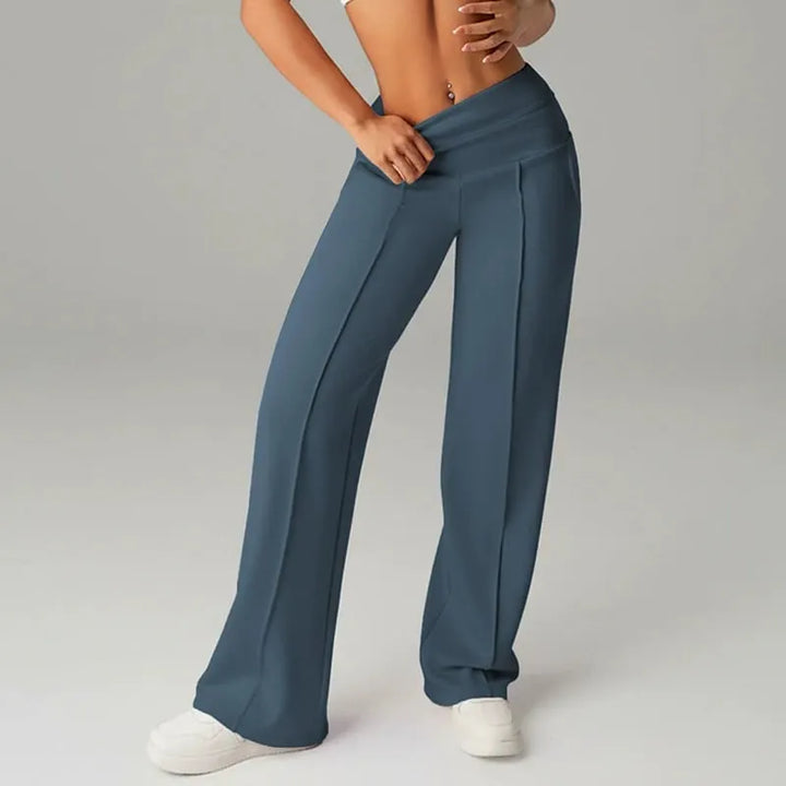 Alimatou - Gerade Sitzende Hose Mit Weitem Bein