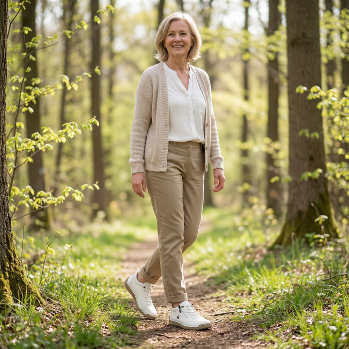 Schreiner – Turnschuh mit Schnürung Und Reißverschluss Sowie Kontrastnähten