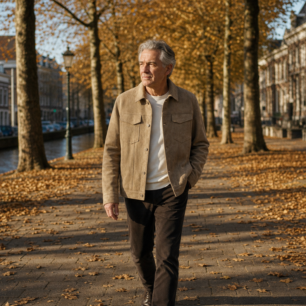 Efran – Jacke Aus Kunstwildleder Mit Vordertaschen