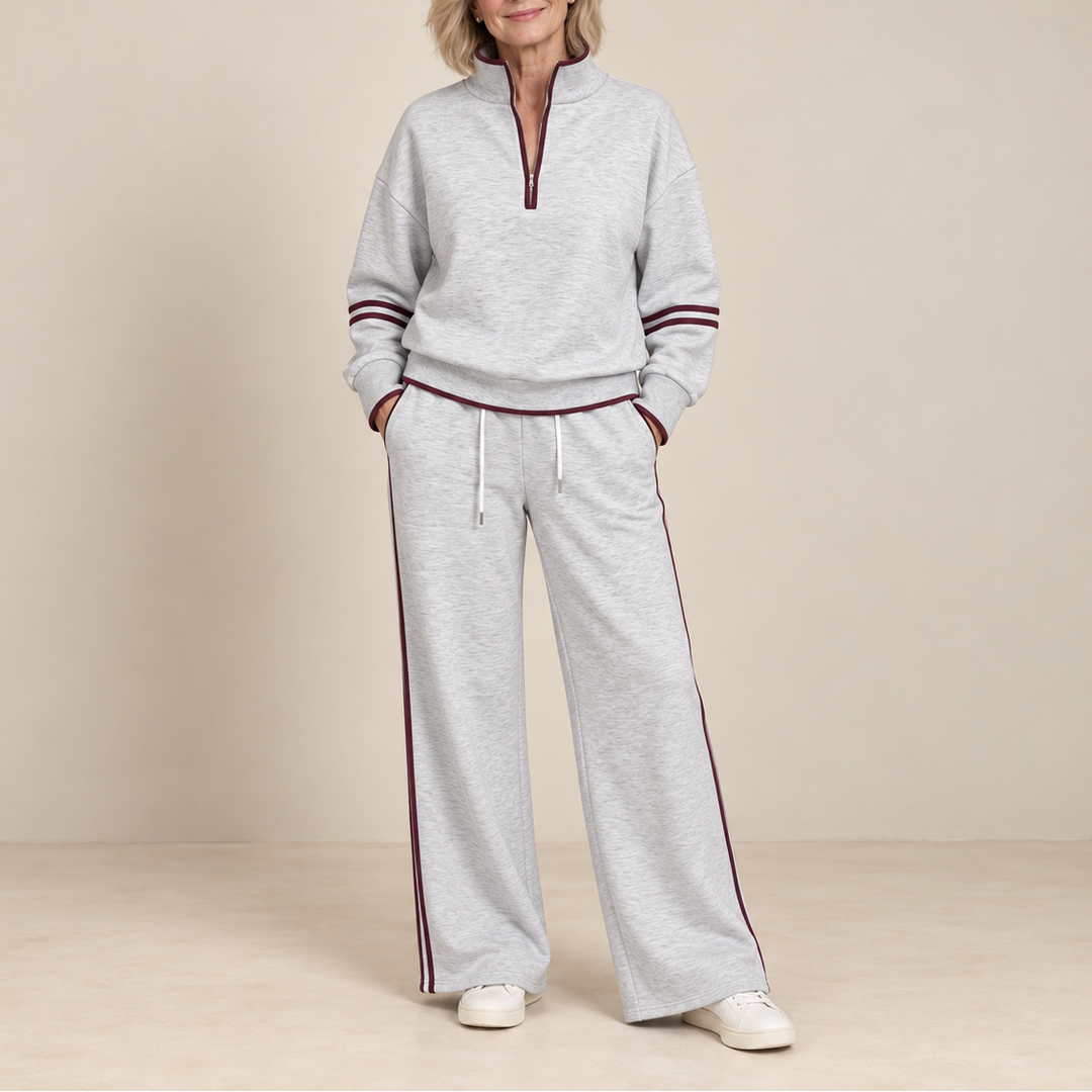 Binila – Gestricktes Trainingsanzug-Set
