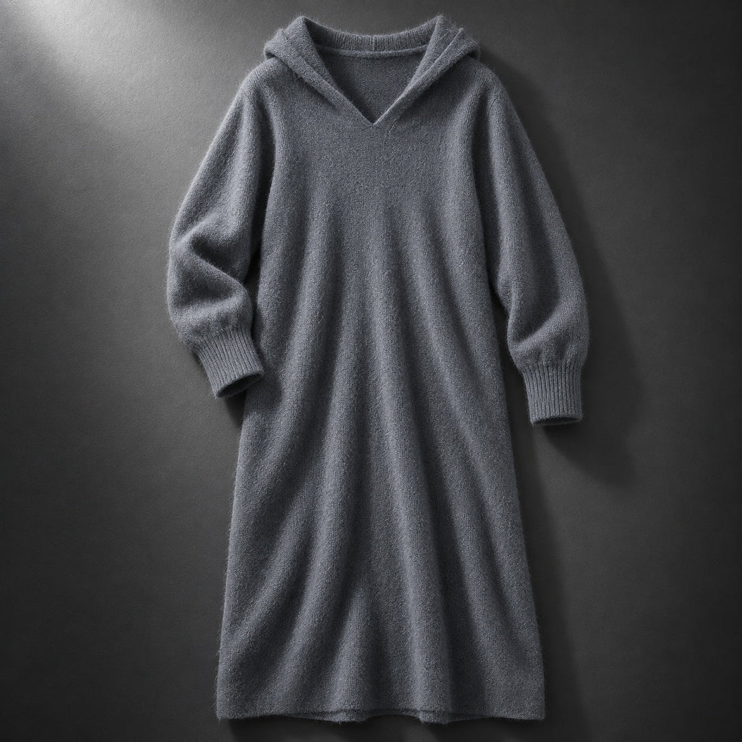Karsyn - Kaschmir Kleid Mit Kapuze