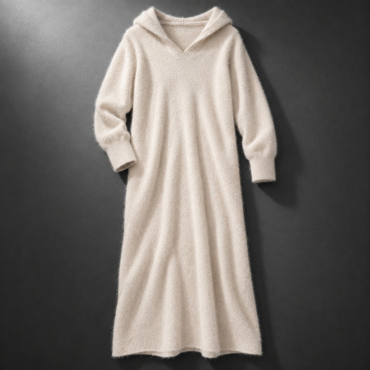 Karsyn - Kaschmir Kleid Mit Kapuze