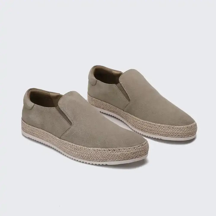 Hanya – Slip-On Schuhe Aus Wildleder Mit Espadrille Sohlen