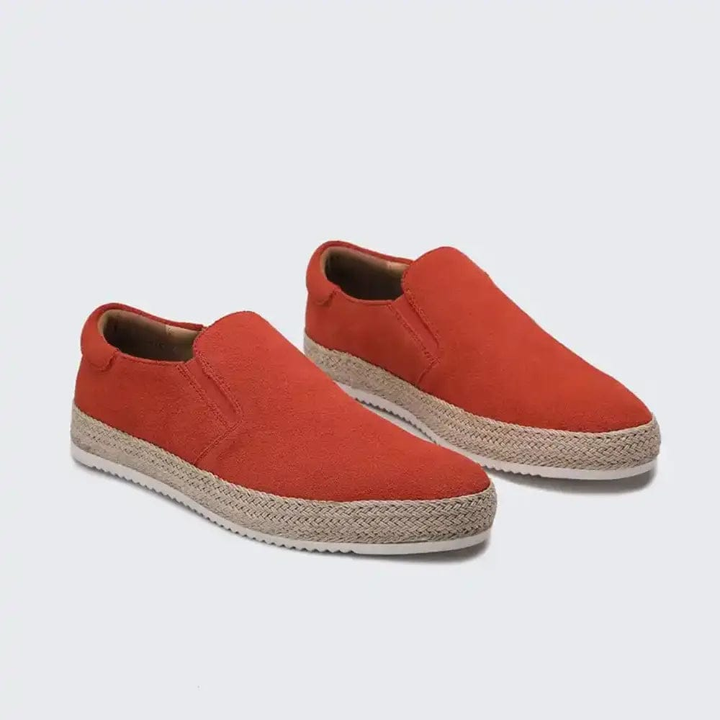 Hanya – Slip-On Schuhe Aus Wildleder Mit Espadrille Sohlen