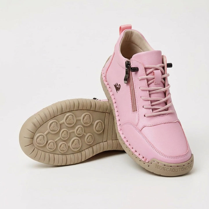 Schreiner – Turnschuh mit Schnürung Und Reißverschluss Sowie Kontrastnähten