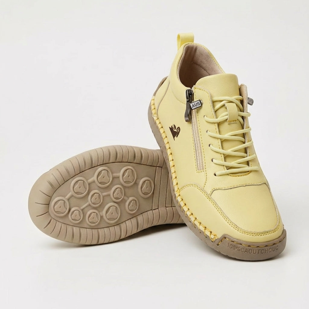 Schreiner – Turnschuh mit Schnürung Und Reißverschluss Sowie Kontrastnähten