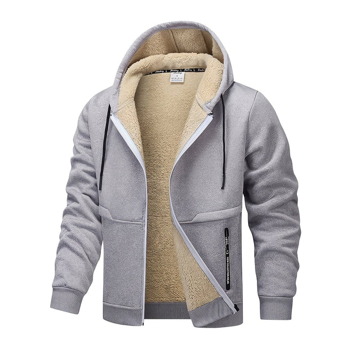 Jamshid - Langarm Kapuzenpullover Mit Reißverschluss