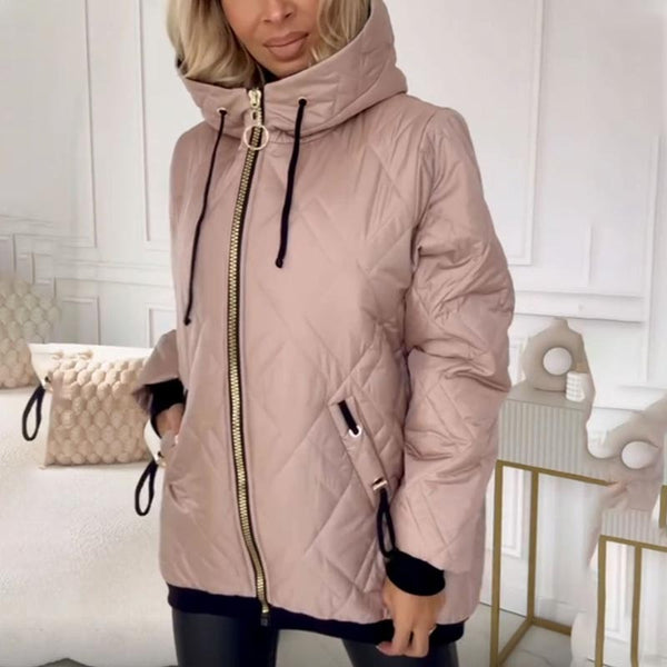 Andisa – Winterjacke Mit Reißverschluss Und Kapuze