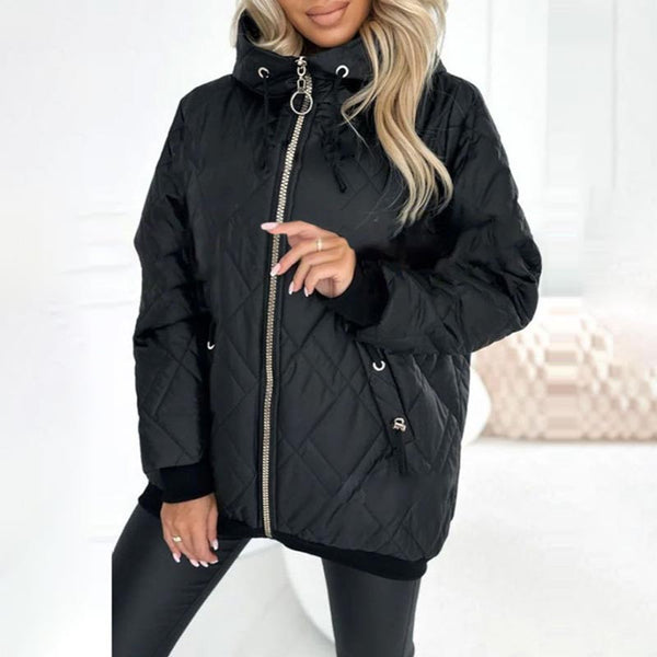 Andisa – Winterjacke Mit Reißverschluss Und Kapuze