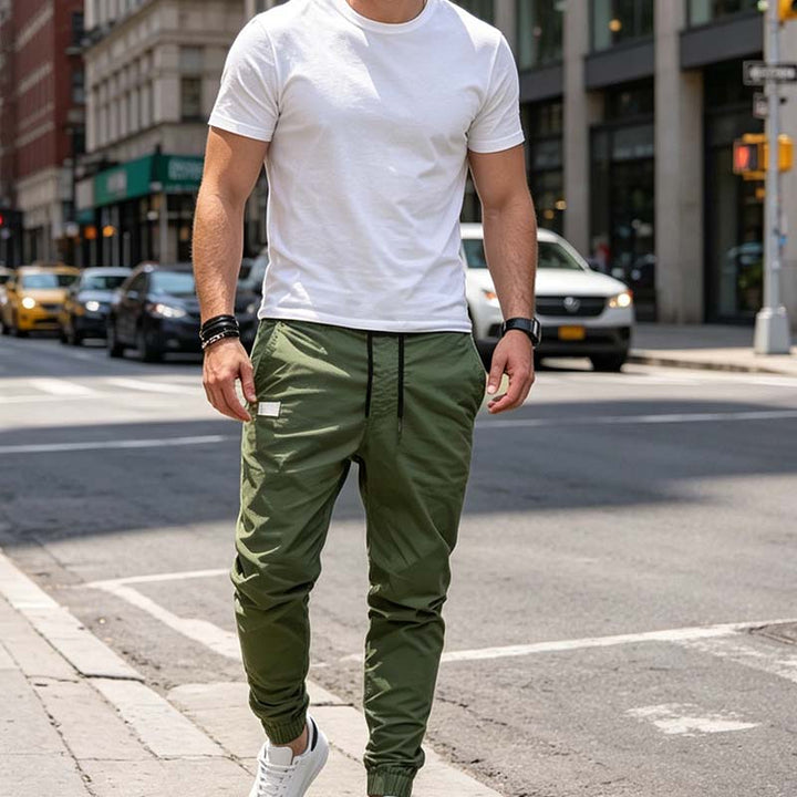 Lonan – Lässige Jogging Hose Mit Kordelzug