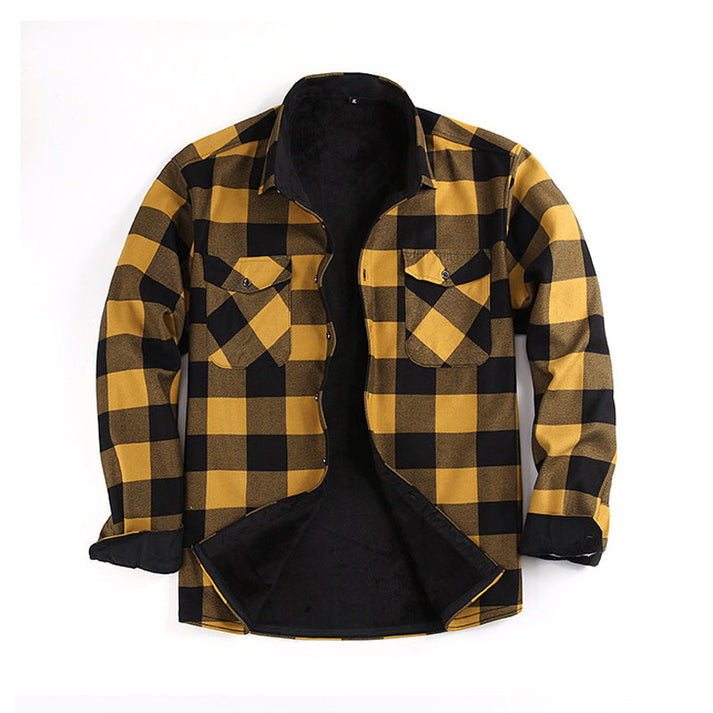 Lisander - Warme Flanell Hemd Jacke Mit Karomuster