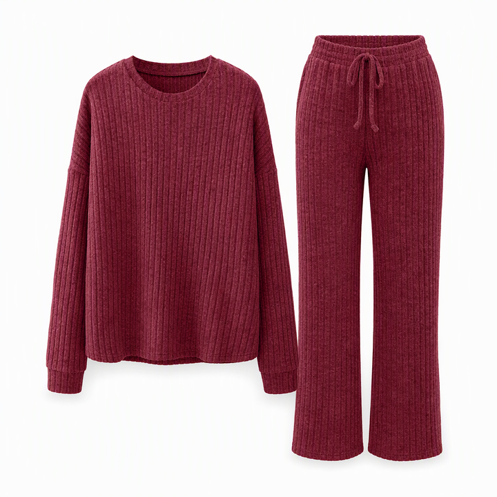 Lesana – Sportliches, Gestreiftes Zweiteiliges Set