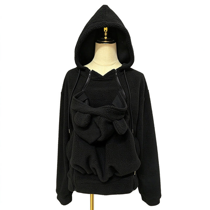 Naeza – Fleecejacke Mit Kapuze Zum Tragen Von Babys