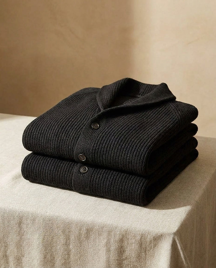 Jirri – Strickjacke Mit Schalkragen Und Knopfleiste