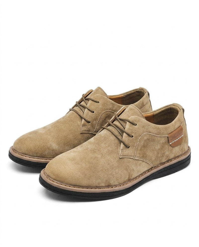 Erling – Schnürschuhe Aus Wildleder Mit Kontrastnähten