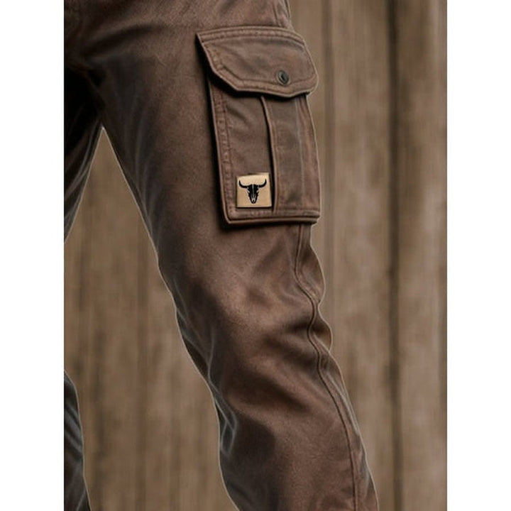 Jaeff – Lässige Fracht-Hose in Slim-Fit-Passform