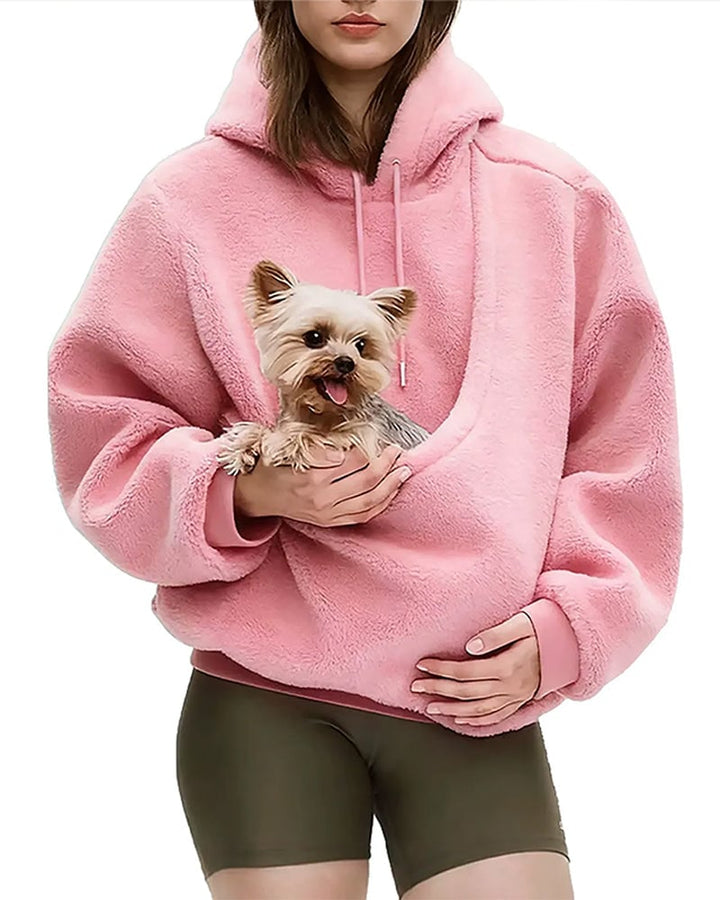 Rendall – Langarm-Hoodie Mit Tasche Für Haustiere